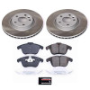 Power Stop 08-10 Volvo V70 Front Semi-Coated Rotor Kit - SC5608 Photo - Primary