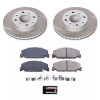 Power Stop 93-97 Honda Civic del Sol Front Semi-Coated Rotor Kit - SC699 Photo - Primary