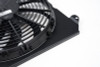 CSF 92-00 Honda Civic All-Aluminum Fan Shroud w/12in SPAL Fan - Black Finish - 2858FB Photo - Close Up