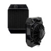 Mishimoto Universal Drag Race Performance Aluminum Radiator - Black - MMRAD-UNI-DRGBK User 1
