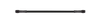 Goodridge 76in Universal Brake Line Assembly w/Black Zinc Fittings & Black Hose - 30376TB-BK Photo - Primary