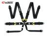 Cusco Universal 6 Point 3in Shoulder 3in Lap w/ Eyebolts (7/16-20UNF Thread) FIA Racing Harness- Blk - 00B CRH N6BK User 1