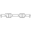 Cometic GM LT1/LT4 Gen-2 Small Block V8 .060in KF Intake Manifold Gasket Set-2.085in x 1.560in Ports - C15015-060 Photo - Primary