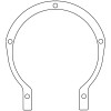 Cometic Ford Flathead V8 8BA/8CM .015in Fiber Timing Cover Gasket - 1948-1953 - C15135 Photo - Primary