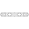 Cometic Jaguar XK6 .060in AFM Intake Manifold Gasket - With B Type Heads - C4244-060 Photo - Primary