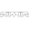 Cometic Chevrolet Gen-1 Small Block V8 .043in CFM-20 Intake Manifold Gasket Set - Brodix WP247 Head - C5426-043 Photo - Primary