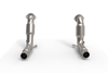 Kooks 20-24 Ford Exployer ST/Aviator 3in x 2-1/2in Stainless Steel GREEN Catted Downpipes - 15113300 Photo - Unmounted