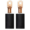 Moroso 5/16in Dia Stud 1 GA Wire Crimp/Solder Battery Cable Terminal Kit (2 Pack) - 74165 User 1