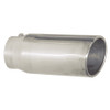 Exhaust Tip 4in x 5in 12in L Polished Bolt-on