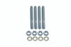 Carburetor Stud Kit 2-1/2in Long White Zinc