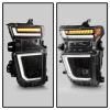 Spyder 20-23 Chevy Silverado 2500/3500 Proj Headlights - LED DRL - Black PRO-YD-CSHD20SI-SEQ-BK - 5088796 Photo - Unmounted