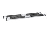 Deezee Universal Tubes - 6In Oval - Black Tread Aluminum (CrewCab) - DZ16422 Photo - Primary