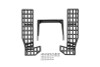 DV8 Offroad 10-23 Toyota 4Runner Center Console Molle Panels & Device Mount - CCT3-01 Photo - Unmounted