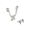Torque Solution Coolant Expansion Tank Pedestal (Silver) - TS-SU-679-P Photo - Primary