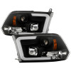 Spyder 09-18 Dodge Ram 2500/3500 Factory Halogen Model Only (PRO-YD-DR09PL-SB-BK) - 5088482 Photo - Primary