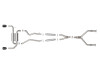 aFe 14-15 Infiniti Q50 V6 3.7L Takeda 2.5in 305 SS Cat Back Exhaust System w/ Black Tips - 49-36136-B Photo - Unmounted