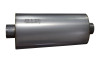 Kooks 3in Oval Center/Center Muffler 18in Long Body Polished Stainless Steel - MUF-019 Photo - Unmounted