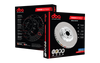 DBA 95-97 Porsche 911 Carrera Front T3 5000 Series Uni-Directional Slotted Rotor w/ Black Hat - DBA52390BLKS Photo - out of package