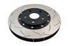 DBA 2010+ Camaro V8 SS Front Slotted 5000 Series 2 Piece Rotor Assembled w/ Black Hat - DBA52604BLKS Photo - Primary