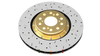 DBA XS 5000 Series Replacement Front Slotted/Drilled Rotor 15-17 Challenger/Charger SRT8 Hellcat - DBA52910.1XS Technical Drawing