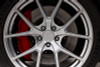 DBA 16-21 Mercedes-Benz C63 S AMG 5000 Series Drilled & Dimpled Front Brake Rotor w/Anodized Hat - DBA53884SLVXD Photo - lifestyle view
