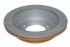 DBA 03-09 Lexus GX470 Rear Drilled & Slotted Street Series Rotor - DBA793X Photo - Close Up