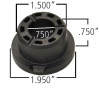Ridetech Delrin Control Arm Single Bushing (2in Large OD / 1.5in Small OD / .750in ID / 1.00 OAL) - 70010759 Photo - Primary