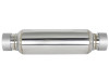 afe MACH Force-Xp Resonator 2-1/2 IN Inlet/Outlet x 4 IN Dia. x 12 IN Body x 15 IN Overall Length - 49M10003 Photo - Unmounted