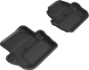 3D MAXpider 18-25 Jeep Wrangler Sport (JL) 2nd Row Floormats - Black - L1JP02021509 Photo - Primary