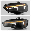 Spyder 13-17 Audi A5 HID Model Only Projector Headlights - Black (PRO-YD-AA513HIDSI-SEQGR-BK) - 5088888 Photo - Unmounted