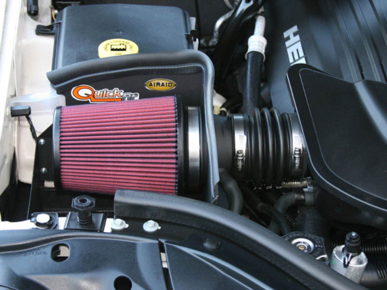 Airaid 05-10 Jeep Grand Cherokee 5.7L 06-10 SRT8 CAD Intake System w/o  Tube (Oiled Red Media) 310-170 Fidanza Performance