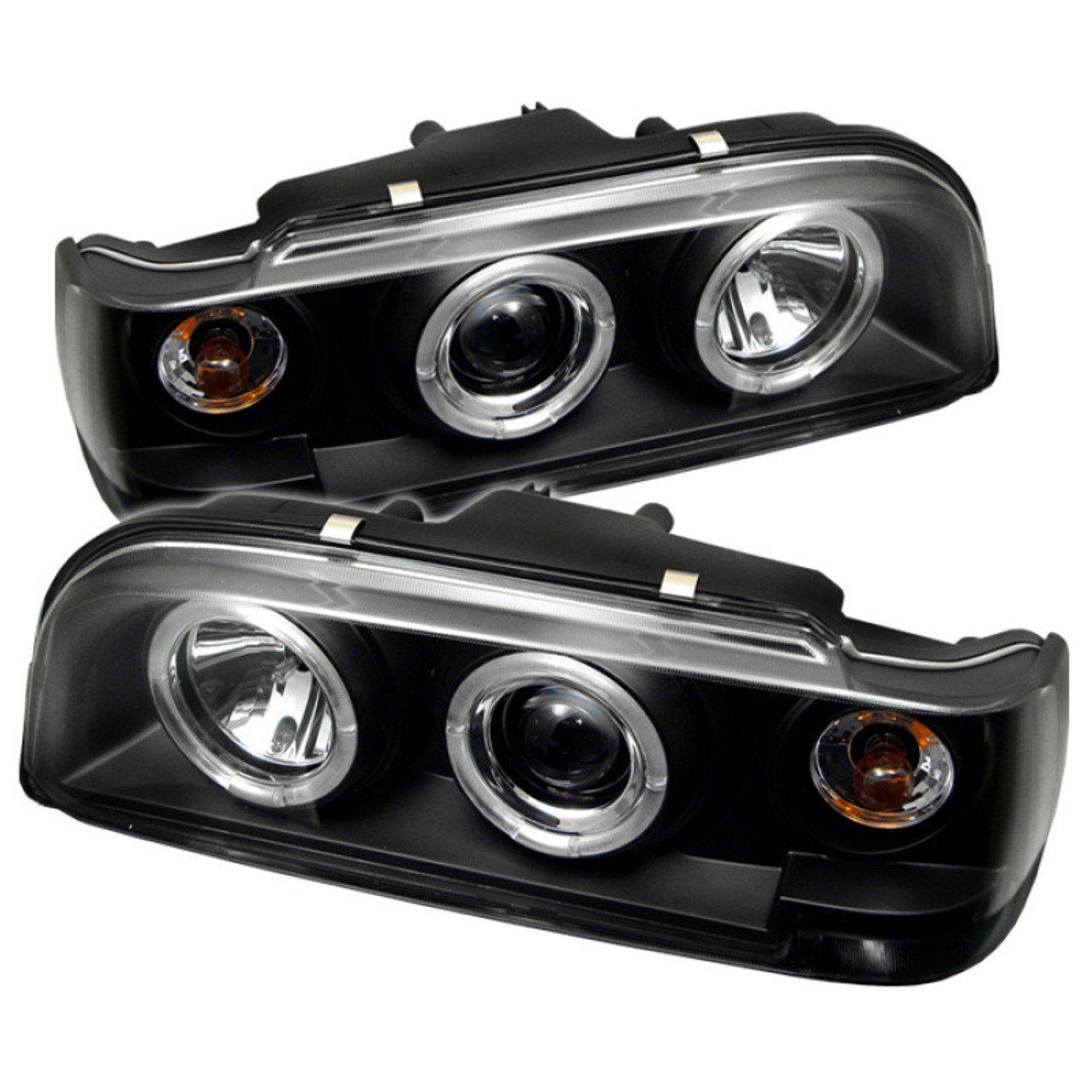 Spyder 850 93-97 Projector Headlights LED Black High H1 Low H1 PRO-YD-VO85092-HL-BK - 5012289 - Fidanza Performance