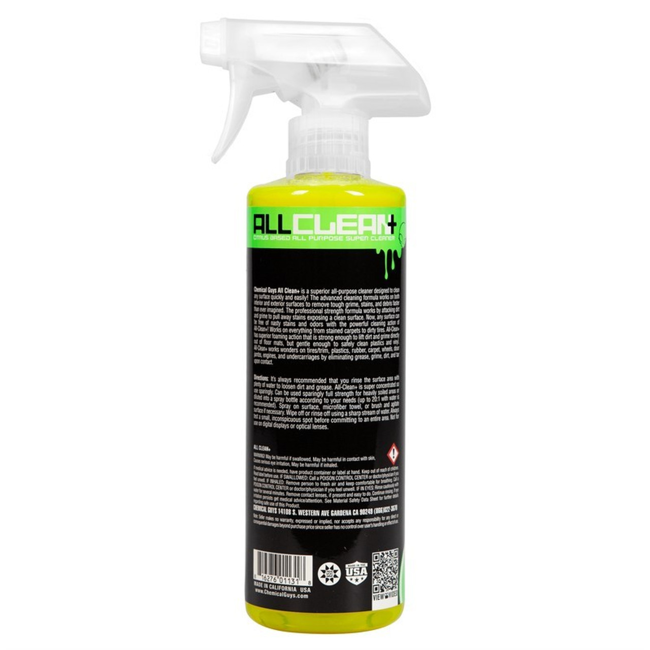 Chemical Guys All Clean+ Citrus Base All Purpose Cleaner - 16oz -  CLD_101_16 - Fidanza Performance