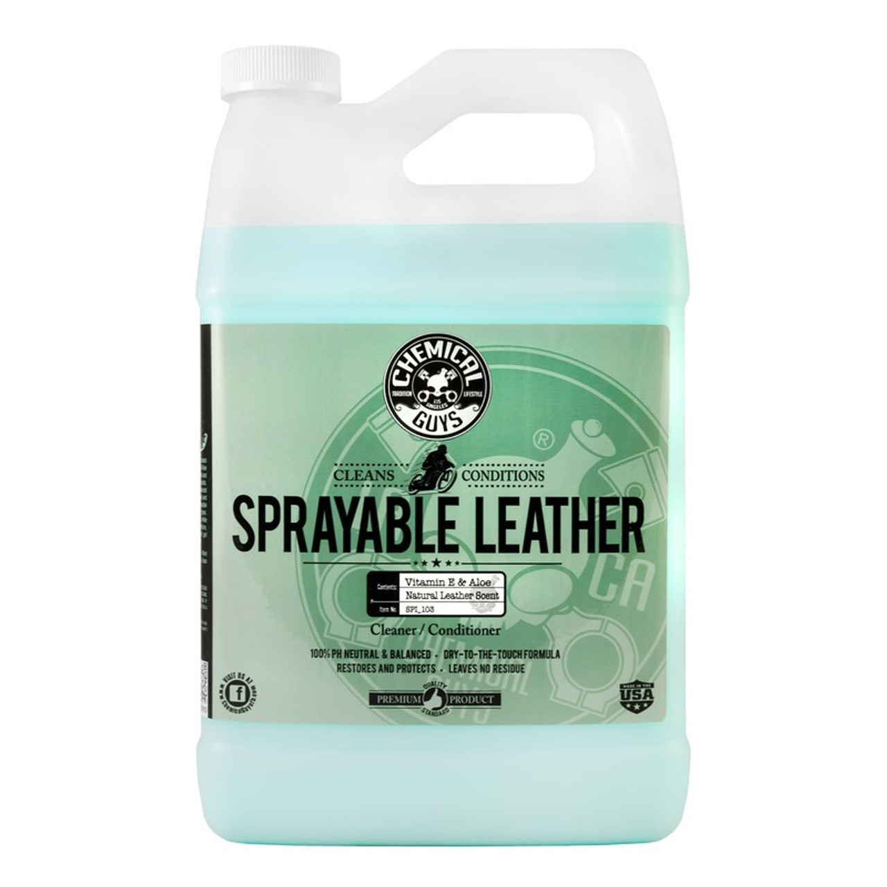 Chemical Guys Sprayable Leather Cleaner & Conditioner in One - 1 Gallon - SPI_103