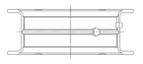 ACL Nissan RB25/RB30 Standard Size High Performance Main Bearing Set - 7M2394H-STD Technical Drawing
