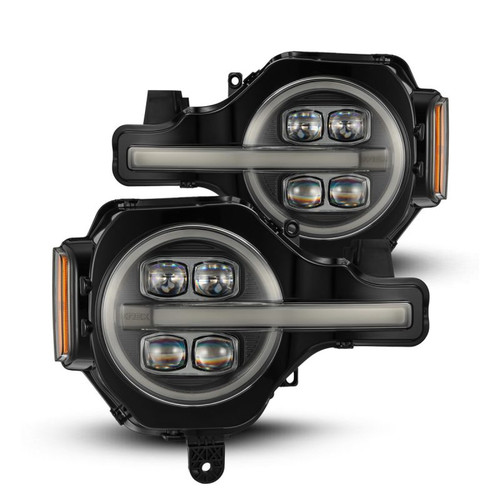 AlphaRex 21-23 Ford Bronco NOVA LED Projector Headlights Black - 880260 User 1