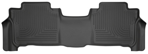Husky Liners 13-16 Lexus LX570 / 13-16 Toyota Land Cruiser WeatherBeater 2nd Row Black Floor Liners - 14091