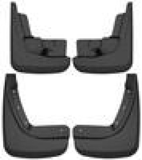 Husky Liners 20-21 Ford Explorer Front and Rear Mud Guard Set - Black - 58506