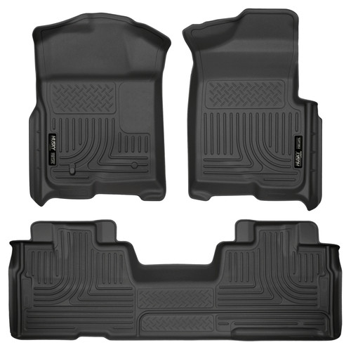 Husky Liners 09-12 Ford F-150 Super Cab WeatherBeater Combo Black Floor Liners - 98341
