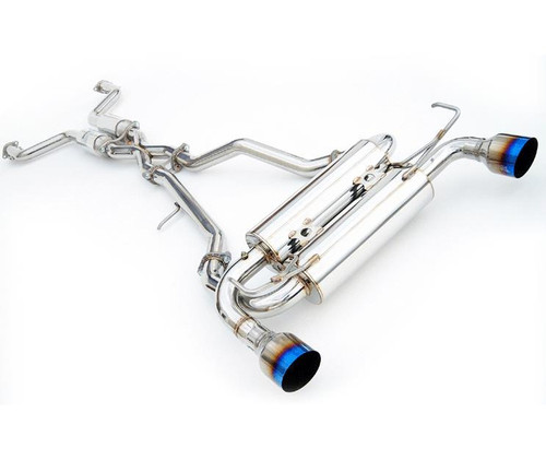 Invidia 02-08 Nissan 350z Gemini Rolled Titanium Tip Cat-back Exhaust - HS02N3ZGID Photo - Primary