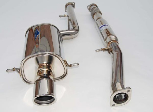 Invidia 02-07 WRX/STi 76mm Q300 Stainless Steel Cat-back Exhaust - HS02SW1G3S Photo - Primary