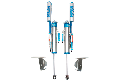 King Shocks 07-18 Jeep Wrangler JK Rear 2.5 Dia Hose Remote Bypass Shocks 3-5in Lift (Pair) - 25001-346 Photo - Primary