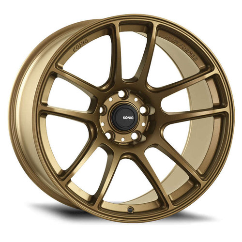 Konig Heliogram 18X8.5 5X108 ET42 Matte Bronze Knurled Bead Flow Formed - HL88508428 User 1