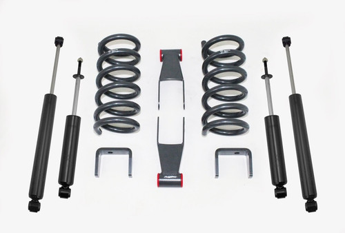 MaxTrac 98-09 Ford Ranger 2WD 6 Cyl (Non StabiliTrak) 2in/3in Lowering Coil Kit - K333023-6 Photo - Primary