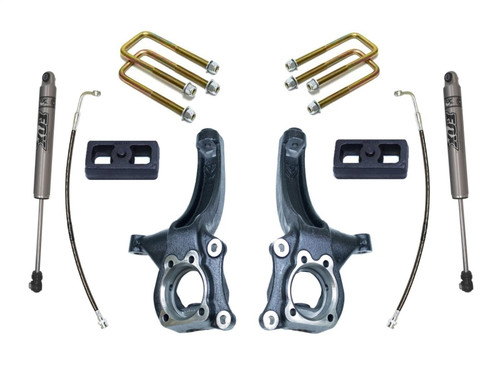 MaxTrac 15-18 Chevrolet Colorado 2WD 4in/2in MaxPro Elite Spindle Lift Kit w/FOX Shocks - K880442F Photo - Primary