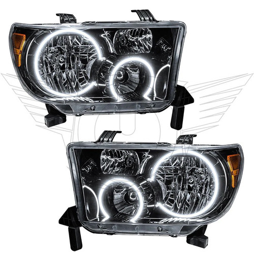 Oracle 07-11 Toyota Tundra Pre-Assembled Headlights - Black Housing - ColorSHIFT w/ BC1 Controller - 7119-335 User 1