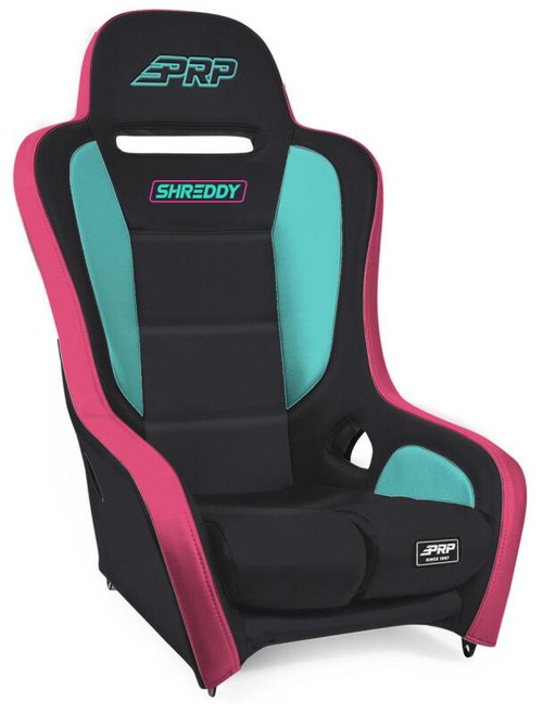 PRP ShReddy Podium Suspension Seat - Black- Pink / Teal - SHRDYA9101-02 Photo - Primary