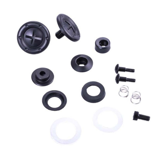 RaceQuip Black Hardware Pivot Kit for Face Shield Fits PRO & VESTA Model Helmets - 205991 User 1