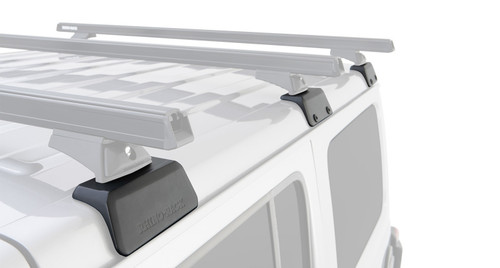 Rhino-Rack 19-21 Ford Ranger 4 Door Pick Up Heavy Duty RLT600 Track Mount 2 Bar Roof Rack - Silver - JA6240 Photo - Primary