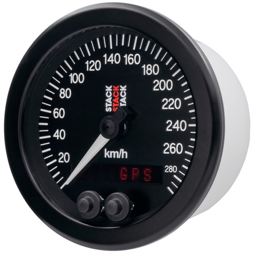 Autometer Stack Instruments 88mm 0-290 KM/H GPS Speedometer - Black - ST3804 User 3
